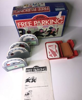 Parking Feed The Meter Board Game Complete Parker Brothers 1988
