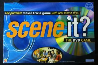 Scene It Movie Trivia 1st Edition Dvd Game Mattel 2003 Complete