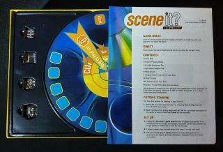 SCENE IT Movie Trivia 1st Edition DVD Game Mattel 2003 COMPLETE 2
