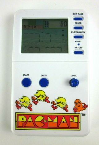 Pac - Man Electronic Hand Held Game Tandy Radio Shack 1982 With Batteries