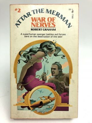 Attar The Merman 2 War Of Nerves Robert Graham Pocket 1st Printing Sci Fi