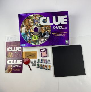 Clue Dvd Board Game By Hasbro 2006 100 Complete Deceive Game
