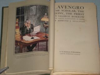 1914 Book Lavengro The Scholar,  The Gypsy,  The Priest By George Borrow