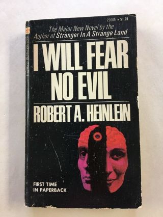 I Will Fear No Evil Robert Heinlein Vintage Science Fiction Paperback Berkley