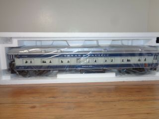 K - Line Electric Trains K - 44891 - 3 Texas & Pacific Lighted Observation Car -