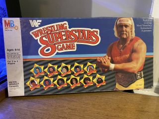 Wwf Wrestling Superstars Board Game Milton Bradley 1985 Complete Vgc