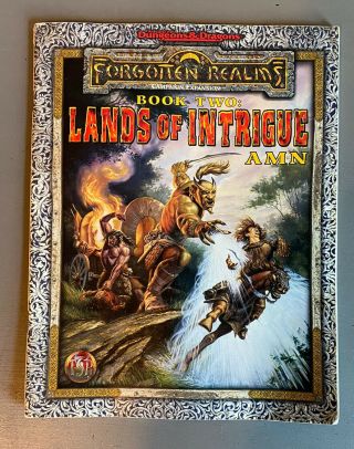 Dungeons And Dragons Forgotten Realms Lands Of Intrigue Amn - Book 2 Only