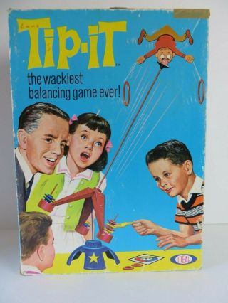 Vintage 1965 Ideal Toys Tip - It Game Replacement Part Balancing Acrobat 1311