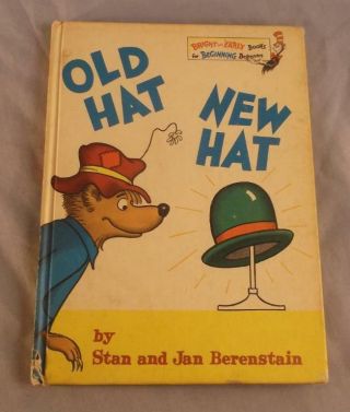Old Hat Hat By Stan And Jan Berenstain 1970 Bright And Early Books
