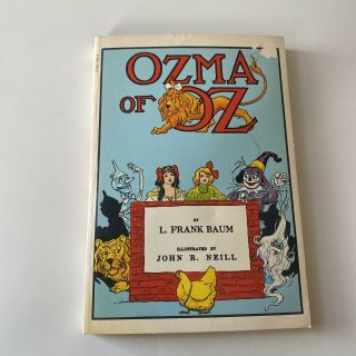 Ozma Of Oz By L.  Frank Baum Colorful Cover