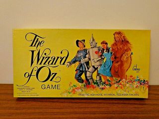 Vintage 1974 The Wizard Of Oz Board Game By Cadaco,  Complete