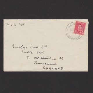 Australia 1941,  Cover Balgowlah To Bournemouth England With Red Cross Label