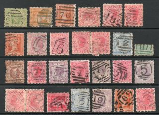 Victoria Stamps Collected For Numeral Cancels