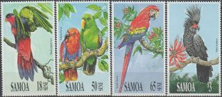 Samoa Parrots Of The Pacific 1991 Mnh - 10 Euro