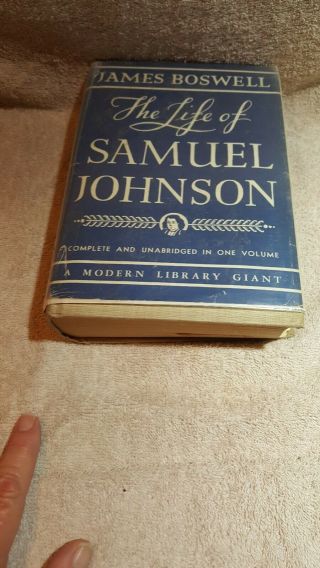 The Life Of Samuel Johnson A Modern Library Giant