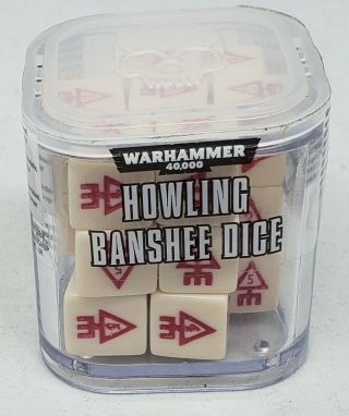 Warhammer 40k - Howling Banshee Dice - (oop) - Nib