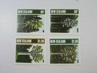 1989 Zealand Sc 950 - 55 Native Trees Mnh Stamp Set