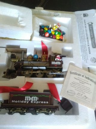 Bachmann Hawthorne Village M&ms On3o Scale Locomotive Train & Tender