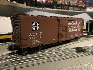 Lionel 6 - 83527 Santa Fe (atsf) Ps - 1 Freightsounds Boxcar Ln/box