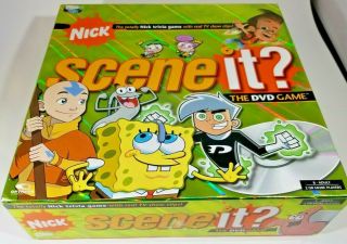 Scene It? Nick Trivia Dvd Board Game Nickelodeon Complete
