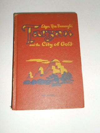 Tarzan And The City Of Gold By Edgar Rice Burroughs Vintage 1952 Shape