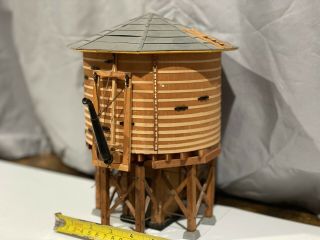 Estate Find O Scale Wood Built Water Tower Train Building Lionel Mth