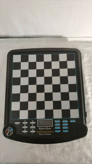 Excalibur King Master Iii Electronic Chess Game 2 In 1 Chess Checkers Board Only