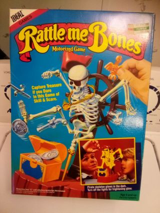 Rattle Me Bones Motorized Game By Ideal Complete From 1989