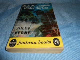 20,  000 Leagues Under The Sea - Jules Verne - 1st Fontana Edition,  1955
