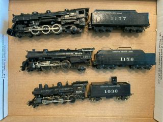 American Flyer 1157 Steam 4 - 6 - 2 With 12 Wheel Tender And 2 More Ho Scale Engine