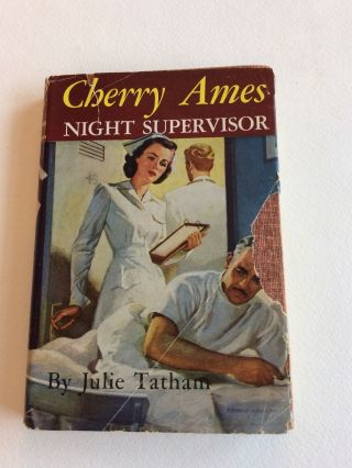 Cherry Ames Night Supervisor By Julie Tatham,  Vintage Book