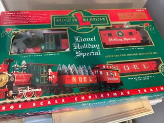Lionel G Scale Holiday Special Christmas Train Set 8 - 81019 (complete Set)
