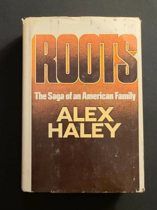 Roots Alex Haley 1976 1st Edition Book Club Hardcover Hc/dj Good