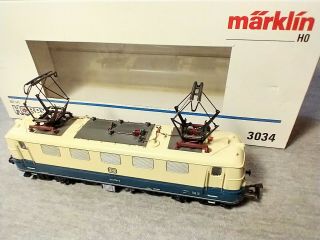 Marklin Ho Scale 141 278 - 2 Db Electric Locomotive 3034 Ts
