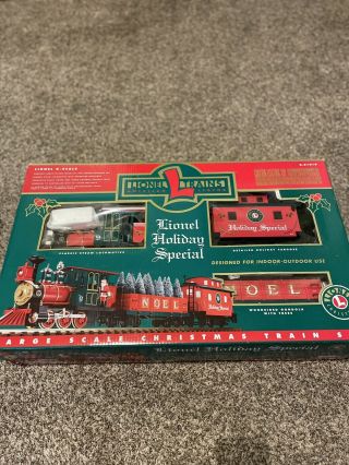Lionel G Scale Holiday Special Christmas Train Set 8 - 81019 (complete Set)