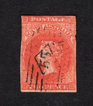 South Australia 1859 Stamp Sg 15 " 55 " Cv=30$