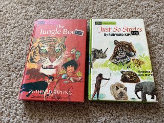 The Jungle Book & Just So Stories By Rudyard Kipling,  Hardback Companion 1963