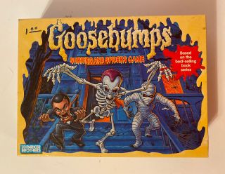 Goosebumps Shrieks And Spiders Board Game By Parker Brothers 1995 Complete