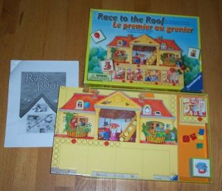 Ravensburger Race To The Roof Board Game Kids Family Complete