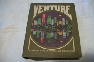 Vintage 1970 Venture Card Game - Game Of Finance & Big Business By 3m Company