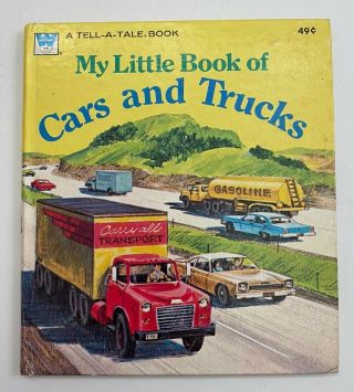 My Little Book Of Cars & Trucks - Vintage Children 