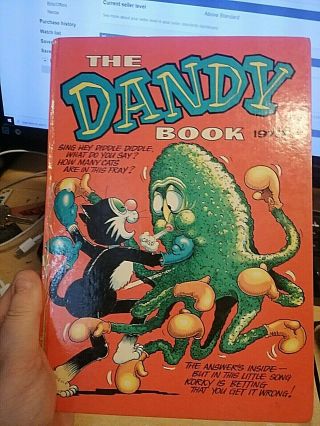 The Dandy Book 1979 Annual Clipped Desperate Dan Korky The Cat