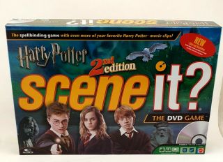 Harry Potter 2007 2nd Edition Scene It Dvd Board Game.