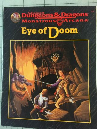 Mostrous Arcana - Eye Of Doom - Ad&d - Dungeons And Dragons - Vgc