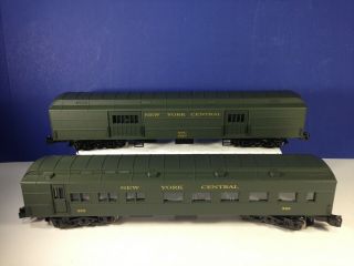 Set Of 2 K - Line By Lionel O Scale Heavyweight Nyc Baggage & Diner 6 - 21175 W/boxs