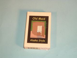 Vintage Old Maid Alaska Style Or Play Go Fish Or Memory Game 2000 Richter
