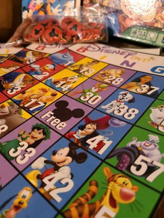Disney Mickey Mouse DVD Bingo Board Game Mattel Complete Magical Game Movie 2