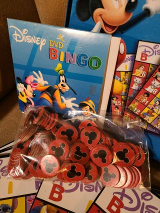 Disney Mickey Mouse DVD Bingo Board Game Mattel Complete Magical Game Movie 3