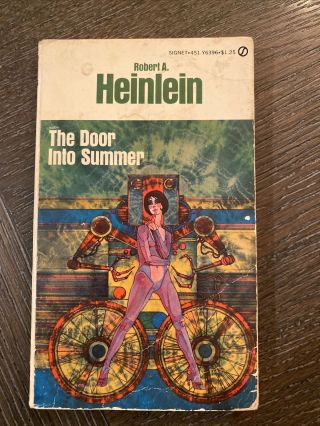 Robert A Heinlein Door Into Summer Vintage Signet Paperback Sci - Fi