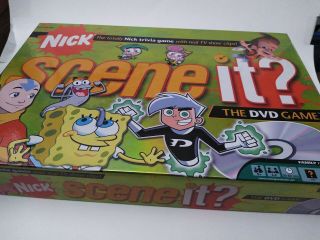 Nick Scene It Dvd Game Family Board Game Nickelodeon 2006 Spongebob Complete
